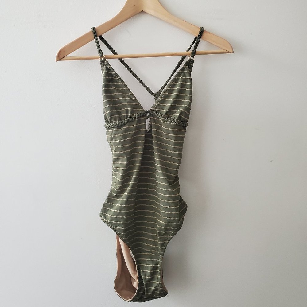 Gap Bathing Suit, Size XS, in Green and Gold